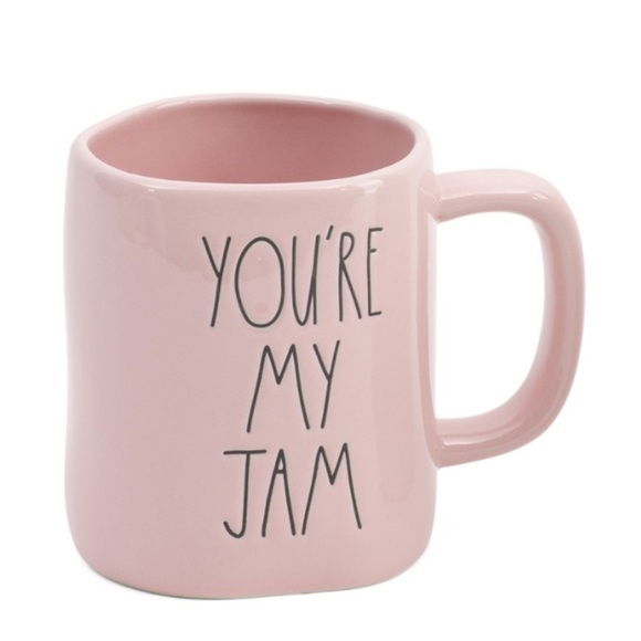 Rae Dunn “You’re My Jam” Pink Double Sided Mug - Picture 2 of 10
